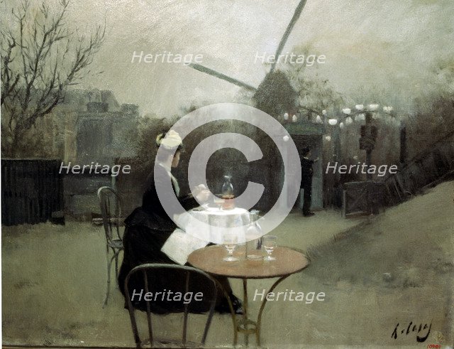  'Plein Air', 1890-91, oil on canvas by Ramon Casas.