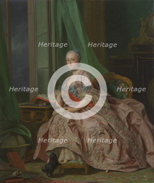 Anastasia Ivanovna, Princess of Hesse-Homburg (1700-1755), née Countess Trubetskaya, 1757. Artist: Roslin, Alexander (1718-1793)