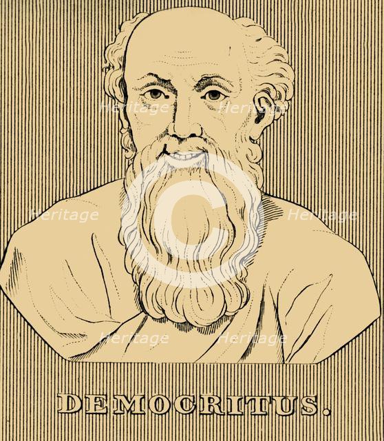 'Democritus', (c460-370 BC), 1830. Creator: Unknown.