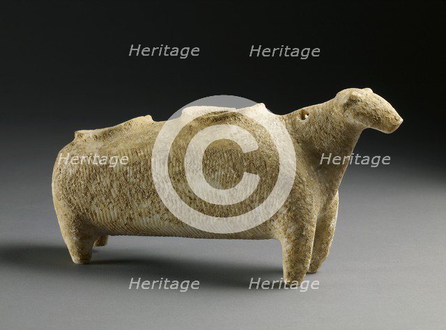 Zoomorphic (sheep) Kernos, Early Cycladic I Period, c3100-2800BC. Artist: Unknown.