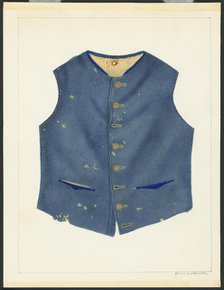Confederate Uniform, c. 1938. Creator: Annie B Johnston.