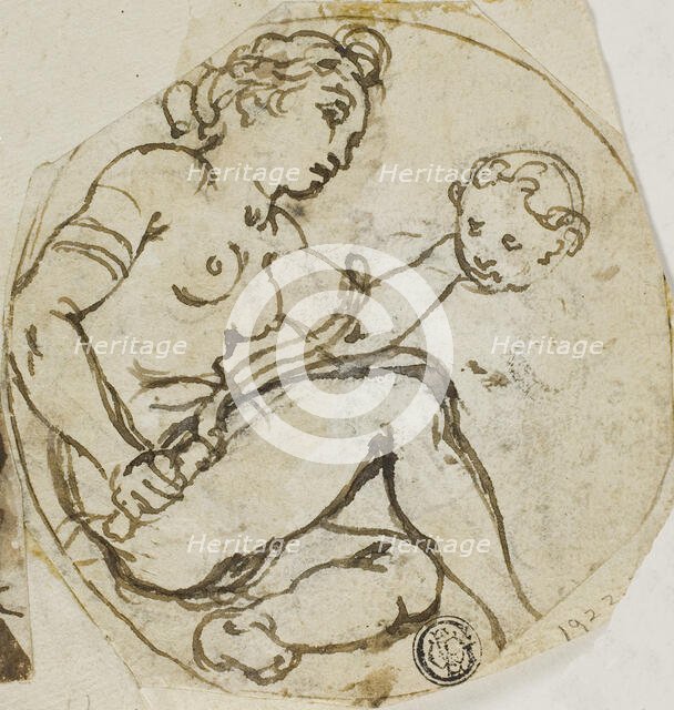 Venus and Cupid, n.d. Creator: Andrea Lilio.