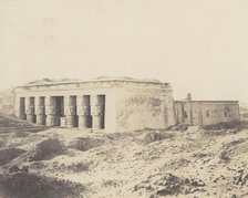 Dendérah (Tentyris), Temple d'Athôr - Vue Générale, 1851-52, printed 1853-54. Creator: Félix Teynard.