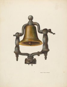 Bell (From a Locomotive), c. 1937. Creator: Harry Mann Waddell.