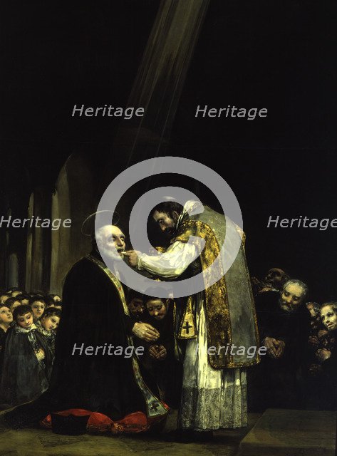 Last Communion of St. Joseph Calasanz' by Francisco de Goya.