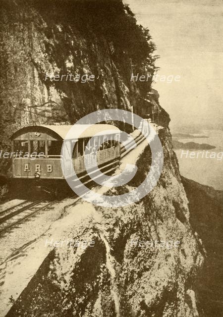 'On the Arth-Rigi Railway', 1930. Creator: A.G Werthi.