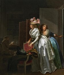 Le Cadeau délicat, 1787. Creator: Boilly; Louis-Léopold (1761-1845).