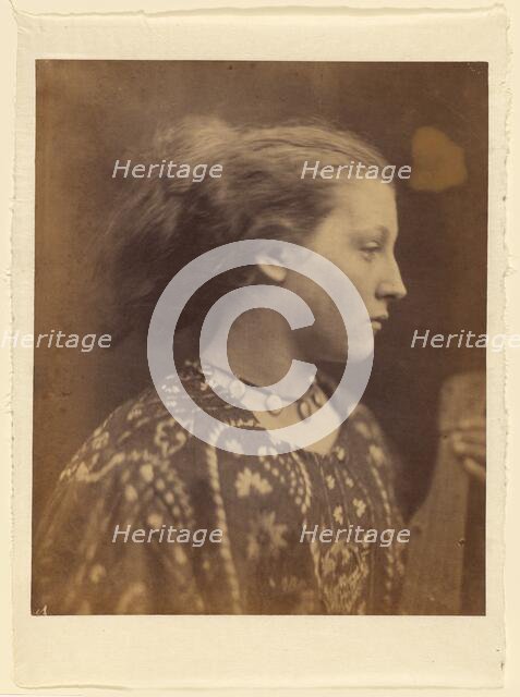 Sappho, 1866. Creator: Julia Margaret Cameron.
