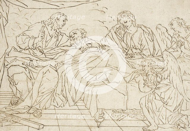 Death of St. Joseph, 18th century. Creator: Unknown.