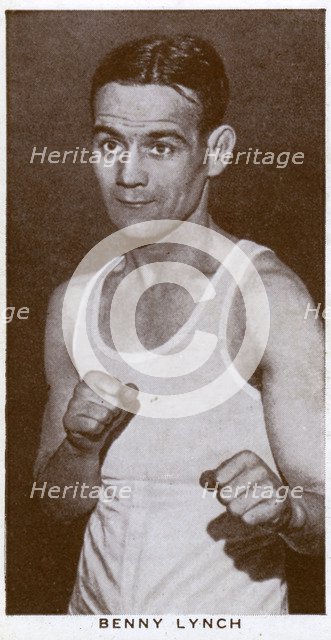 Benny Lynch, Scottish boxer, 1938. Artist: Unknown