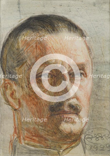 Carl Gustaf Emil Mannerheim (1867-1951), 1929. Creator: Gallen-Kallela, Akseli (1865-1931).