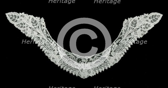 Collar, Belgium, 1860s/80s. Creator: Unknown.