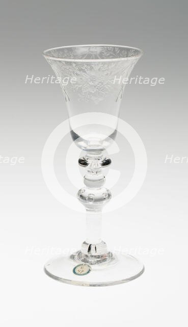 Wine Glass, England, c. 1745. Creator: Unknown.