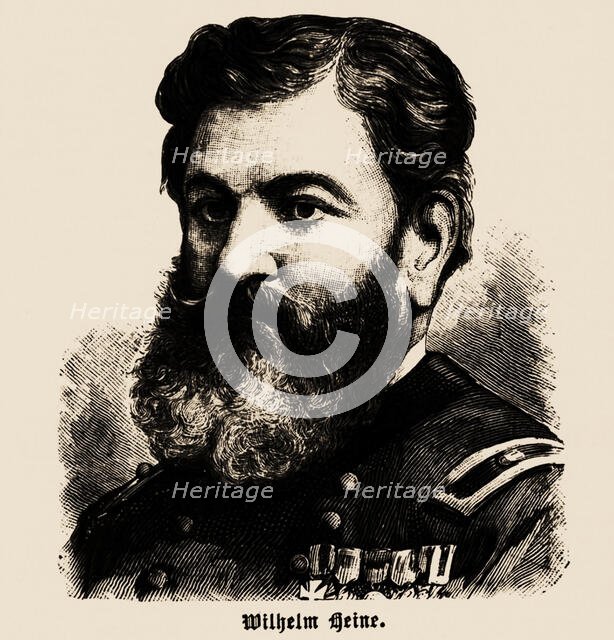 Portrait of Wilhelm Heine (1827-1885), 1886. Creator: Anonymous.