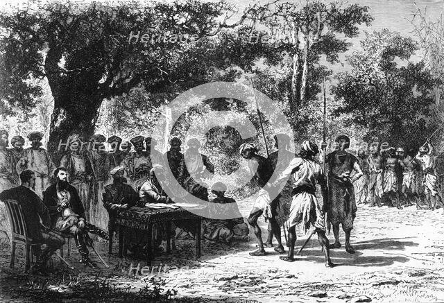 'A Court of Justice in the Jungle', c1891. Creator: James Grant.