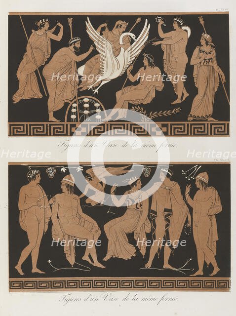 Leda seduced by Zeus disguised as a swan, 1813 [-1824].  Creator: Unknown.