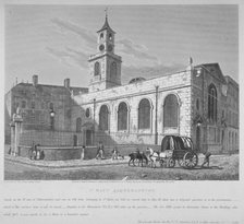 Church of St Mary Aldermanbury, City of London, 1814. Artist: Joseph Skelton