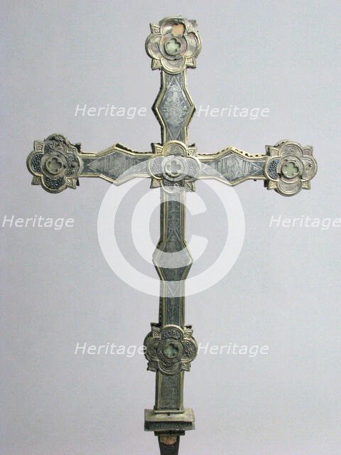Reliquary Cross, Italian, 16th century. Creator: Unknown.