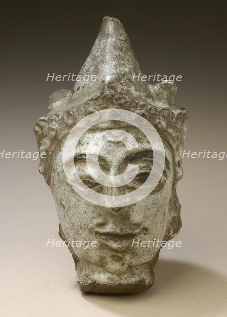 Head of a Man, 14th-15th century. Creator: Unknown.