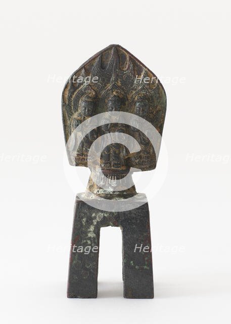 Statuette: Buddhist trinity, Period of Division, 556. Creator: Unknown.