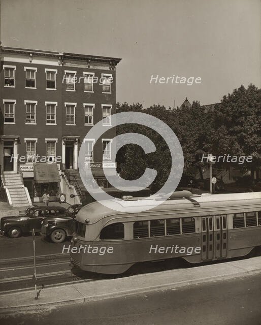 Corner store which is patronized by Mrs. Ella Watson, a government charwoman, Washington, DC, 1942. Creator: Gordon Parks.