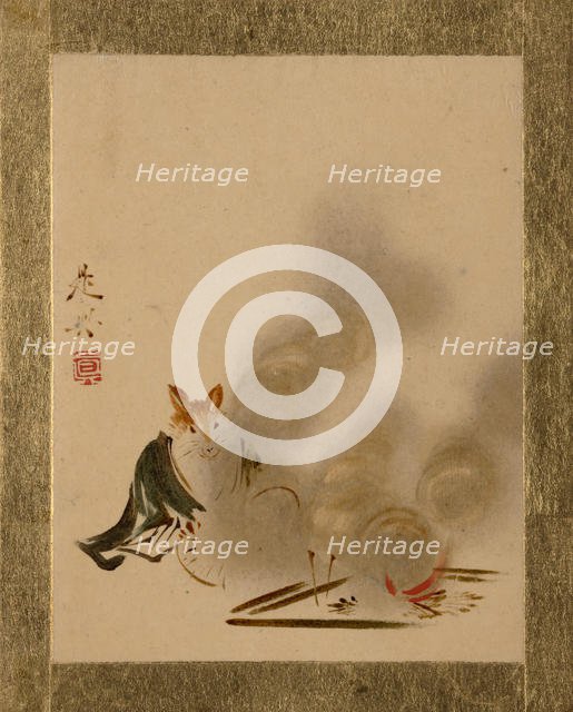 Fox by Mystic Fire. Creator: Shibata Zeshin.