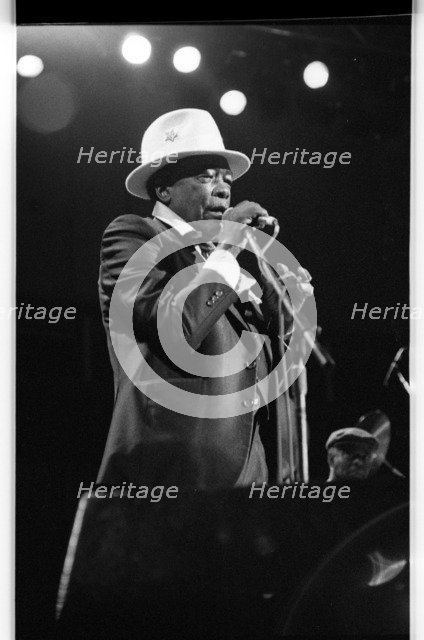 John Lee Hooker, Royal Festival Hall, London, 1988.  Artist: Brian O'Connor.