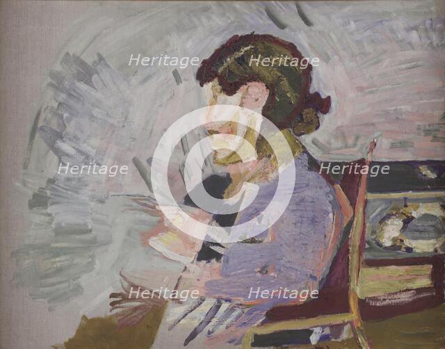 Profile of a Figure, 1941. Creator: Niels Larsen Stevns.