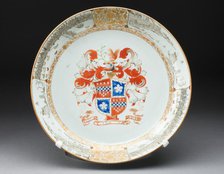 Dish, China, c. 1733. Creator: Jingdezhen Porcelain.