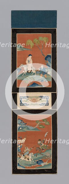 Panel (For a Screen), China, Qing dynasty (1644-1911), 1875/1900. Creator: Unknown.