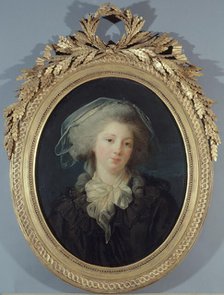 Portrait thought to be Charlotte-Françoise Bergeret de Norinval, between 1780 and 1783. Creator: Elisabeth Louise Vigee-LeBrun.