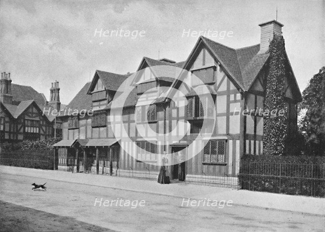 'Shakespeare's House, Stratford-On-Avon', c1896. Artist: Harvey Barton.