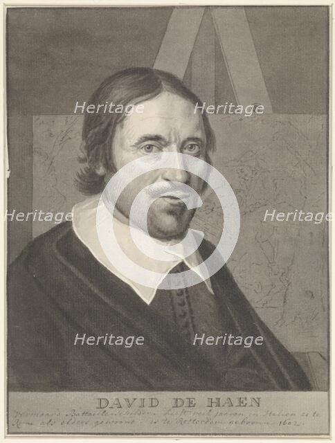 Portrait of David de Haen, 1758. Creator: Cornelis van Noorde.