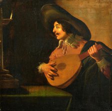 The Lute Player, c.1630-c.1640. Creator: Jan van Bijlert.