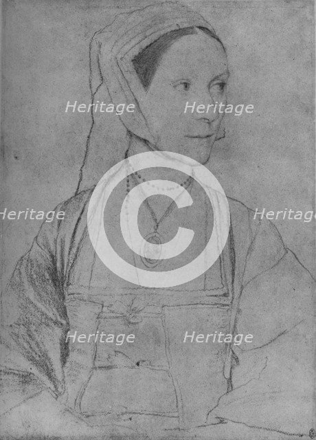 'Cecily Heron', 1526-1527 (1945). Artist: Hans Holbein the Younger.