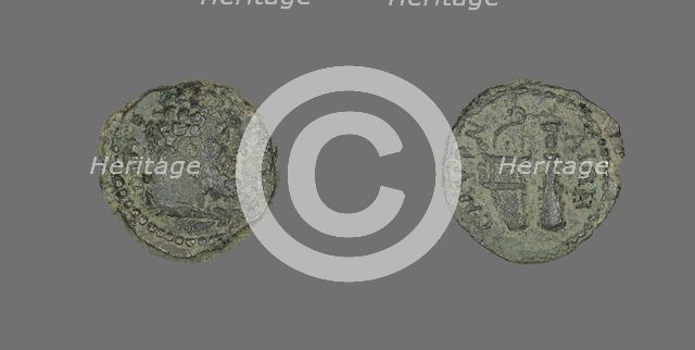 Coin Depicting the Hero Hercules, 138-192. Creator: Unknown.