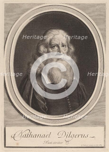 Nathanael Dilgerus, 1683. Creator: Gerard Edelinck.