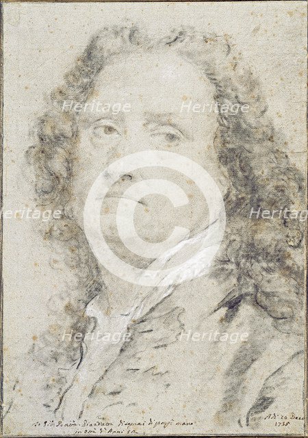 Self-portrait, 1735. Artist: Piazzetta, Gian Battista (1683-1754)