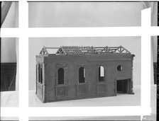 Model of the 17th century chapel at Pembroke College, Cambridge University, Cambridgeshire, 1959. Creator: Royal Commission on the Historical Monuments of England.