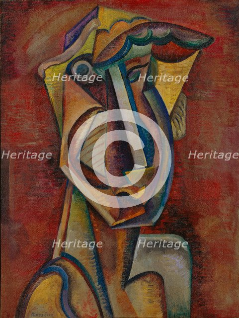 Poetess, 1920s. Artist: Baranov-Rossiné, Vladimir Davidovich (1888-1942)