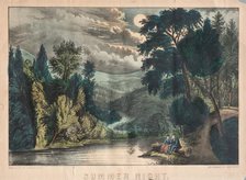 Summer Night. Creator: James Merritt Ives (American, 1824-1895), and ; Nathaniel Currier (American, 1813-1888).