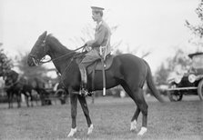 Col. Nicolai Golejevski, Military Attache, Russian Embassy - Cavalry Review, 1913. Creator: Harris & Ewing.