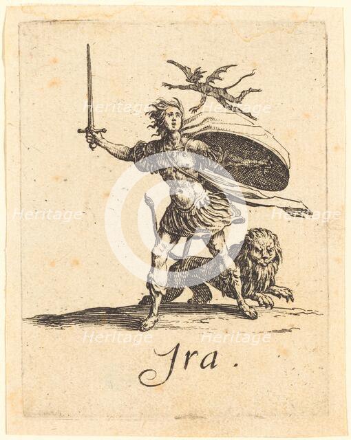 Anger, probably after 1621. Creator: Jacques Callot.