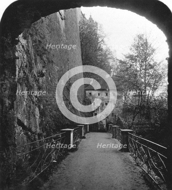 Sperrbogen, Hohensalzburg Fortress, Salzburg, Austria, c1900. Artist: Wurthle & Sons