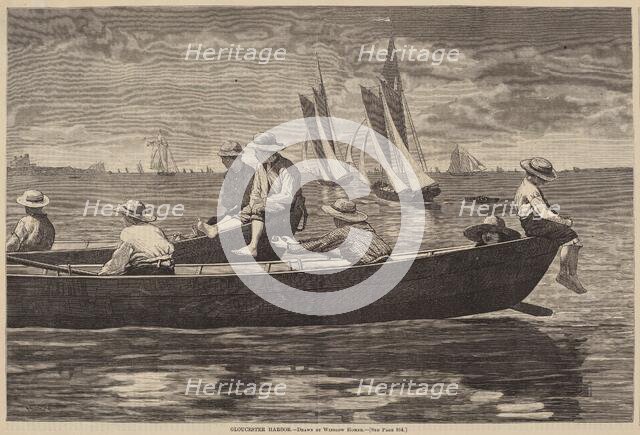 Gloucester Harbor, published 1873. Creator: Winslow Homer.