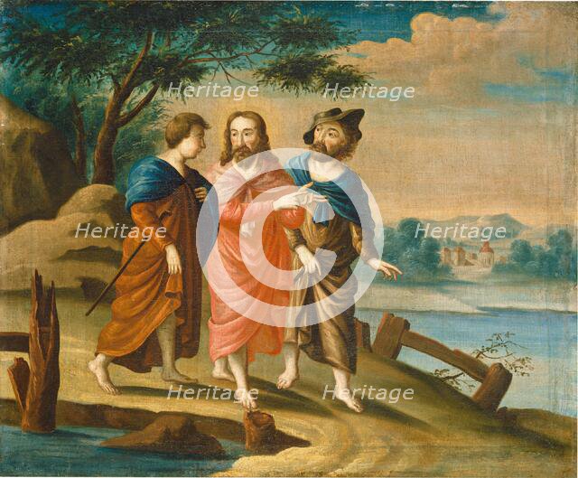 Christ on the Road to Emmaus, c. 1725/1730. Creator: Unknown.