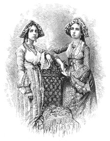 Jewish women of Kochi, India, 1895. Artist: Unknown