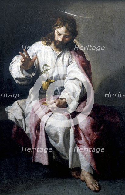 'St John the Evangelist with the Poisoned Cup', 1636. Artist: Alonso Cano