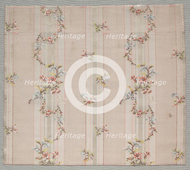 Taffeta Fragment, 1774-1793. Creator: Unknown.