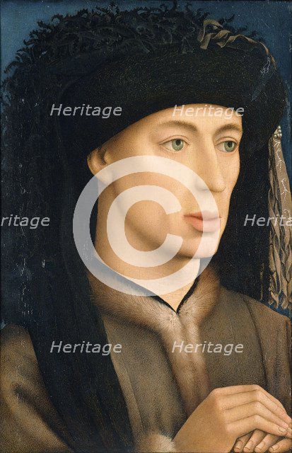 Portrait of a Man, 1430. Artist: Weyden, Rogier van der, (Workshop)  
